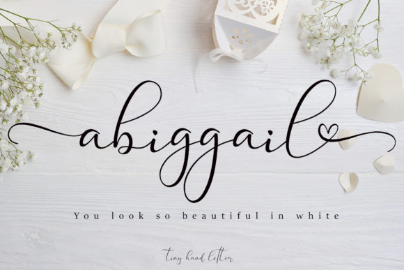 Abiggail: A Script Font for Web Design and Brand Identity
