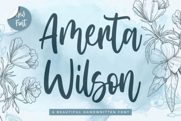 Amerta Wilson: A Sweet Script Font for Branding and Design
