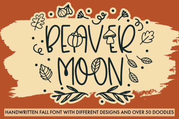 Beaver Moon: A Script Font for Seasonal Branding and Digital Campaigns