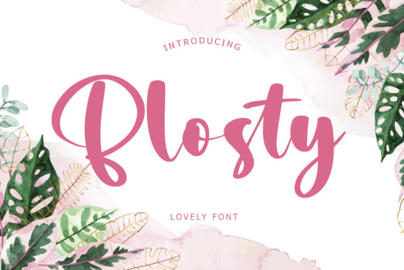 Blosty: A Script Font That Elevates Campaigns