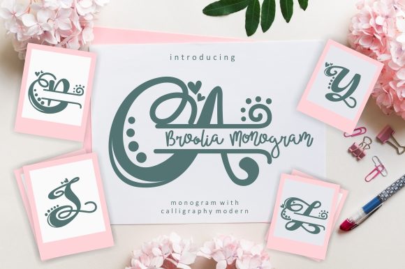 Broolia Monogram: A Font That Elevates Your Brand