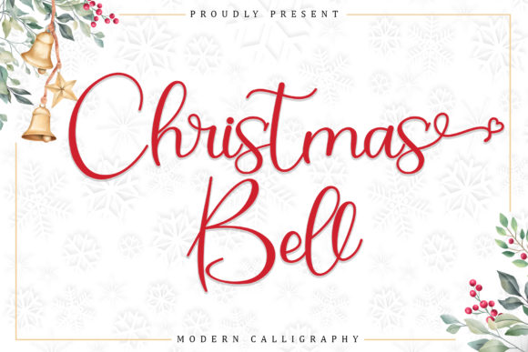 Christmas Bell: A Warm Typographic Touch for Holiday Branding