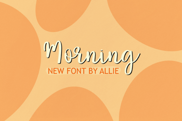 Font Review: Morning for Campaign Design