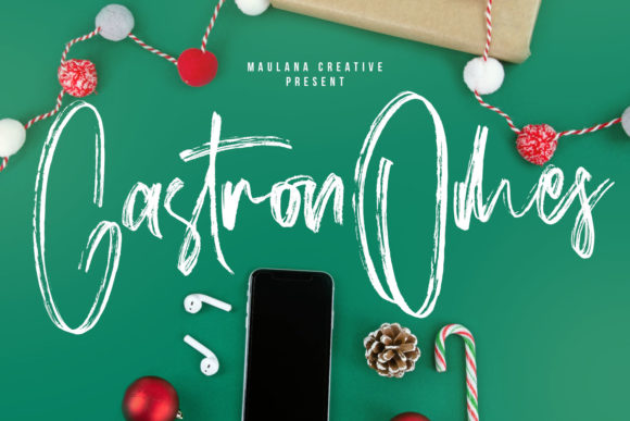 Gastronomes: A Rustic Script Font for Editorial Design