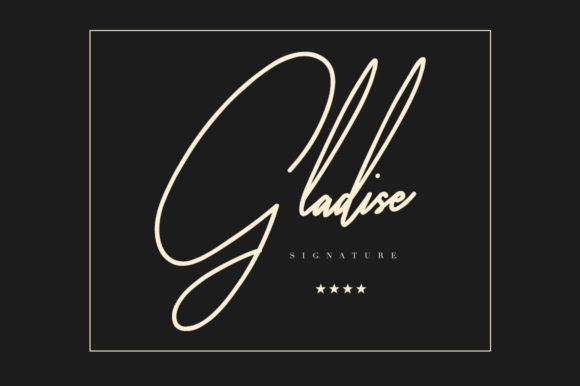Gladise: A Script Font for Editorial Elegance