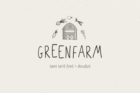 Green Farm: A Handwritten Font for Authentic Branding