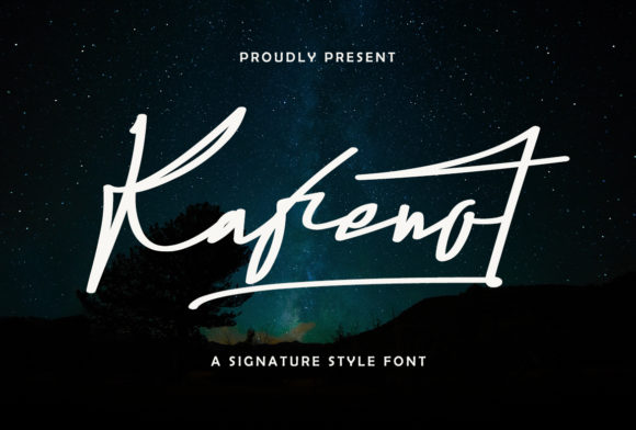 Kafenot: A Script Font That Elevates Branding