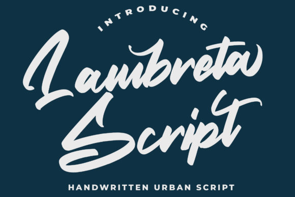 Lambreta: A Script Font with Elegant Flow