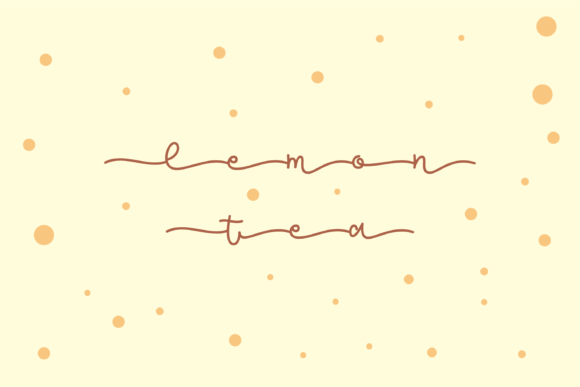 Lemon Tea: A Font That Elevates Branding
