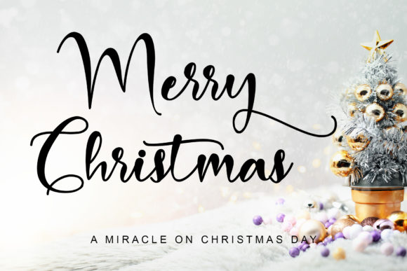 Merry Christmas Baby: A Script Font for Editorial Elegance