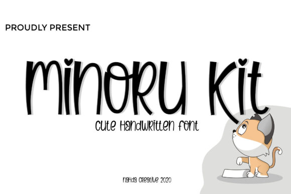 Minoru Kit: A Quirky Handwritten Font for Branding Magic