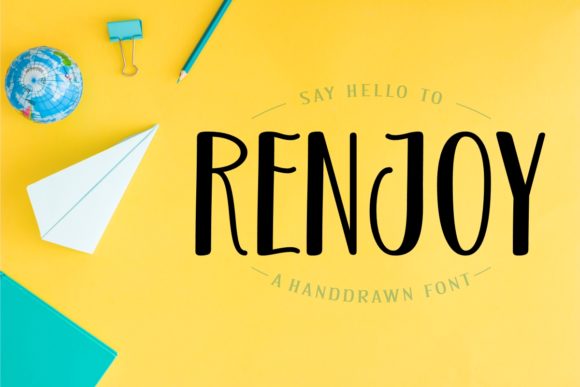 Renjoy: A Script Font That Elevates Digital Design