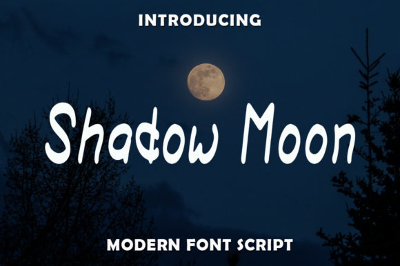 Shadow Moon: A Handwritten Font for Impactful Digital Design