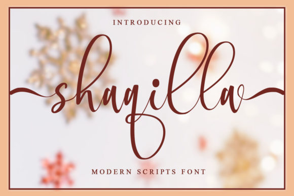 Shaqilla: A Timeless Script Font for Editorial Design