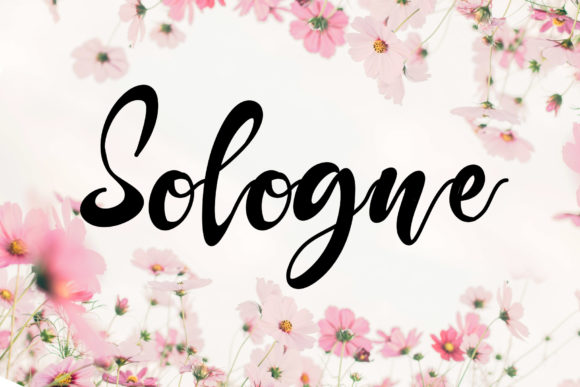 Sologne: A Handwritten Font for Editorial Elegance