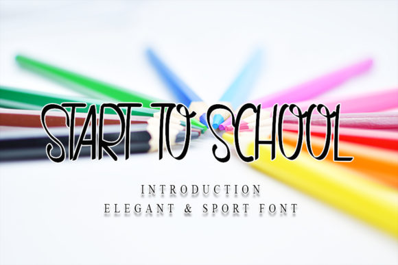Start to School: A Timeless Script Font for Editorial Design