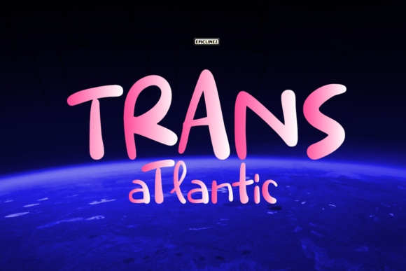 Trans Atlantic: A Bold Script Font for Dynamic Digital Campaigns