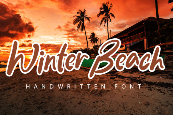 Winter Beach: A Handwritten Font for Creative Crafters