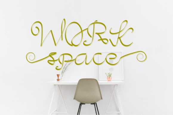 Workspace: A Script Font for Editorial Elegance